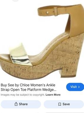 See by Chloe Cork Wedge